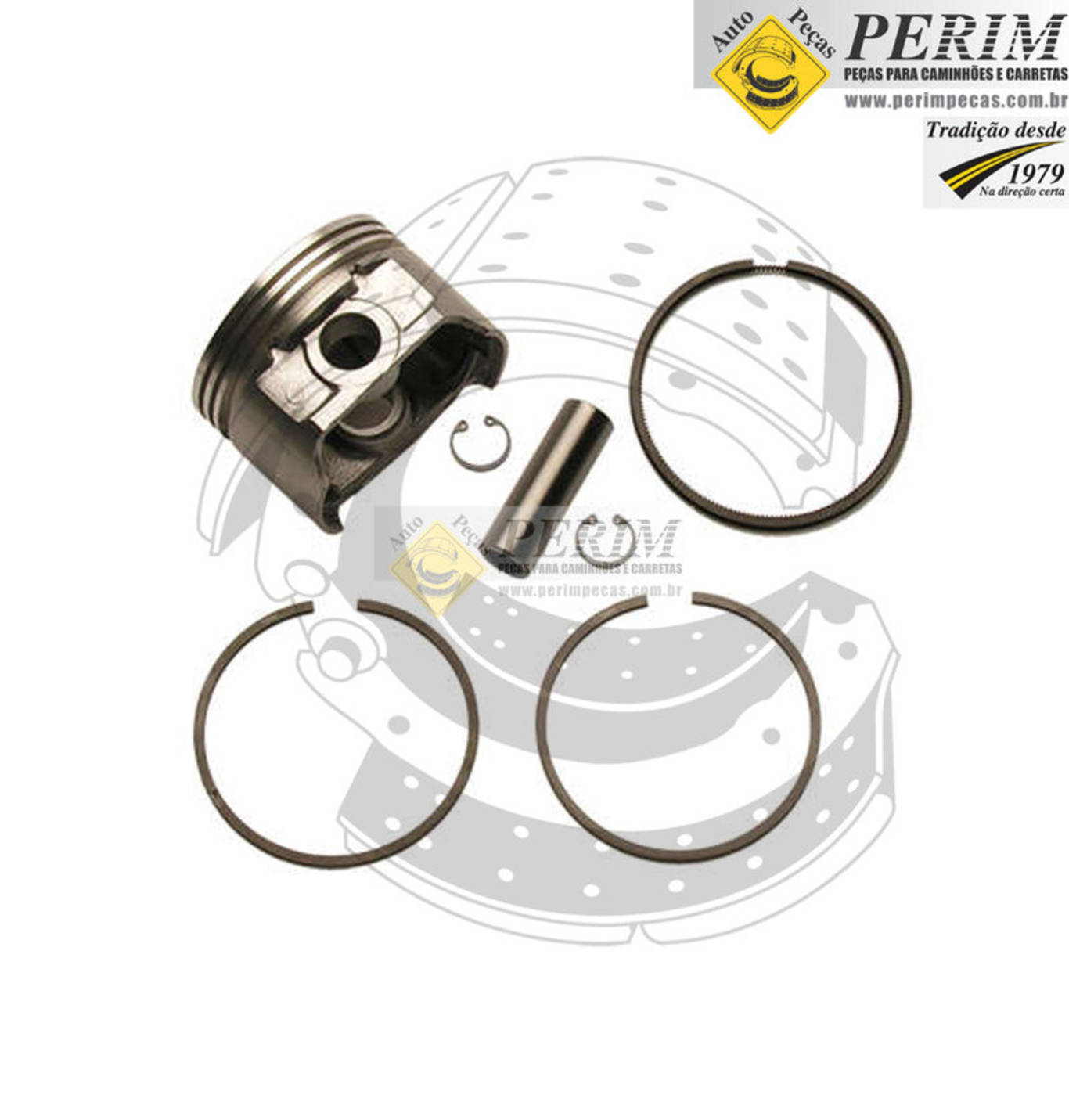 JOGO DE PISTAO E ANEIS PARA COMPRESSOR ELETRONICO   0,010'' (101042655)