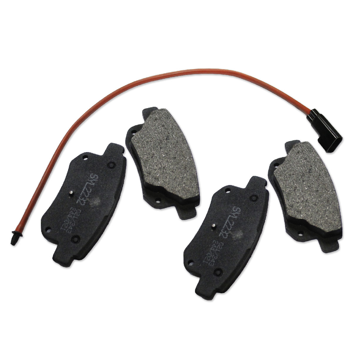 PASTILHA FREIO TRASEIRO FORD UTILITARIO TRANSIT FURGAO 3330 / 3550 COM SENSOR (6