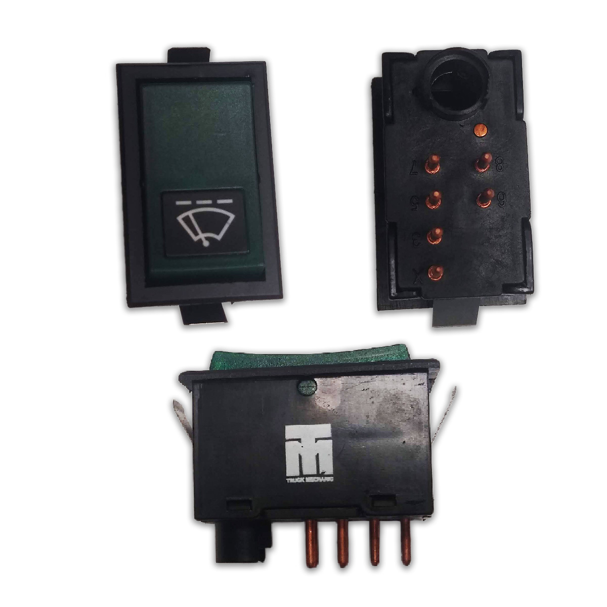 INTERRUPTOR TECLA LIMPADOR PARABRISA 6TE VOLVO F10 F12 F16 N10 N12 (1578704])