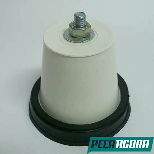 PE PARA MAQUINA DE LAVAR BRANCO COM 4 BRASLIDER (17365CC)