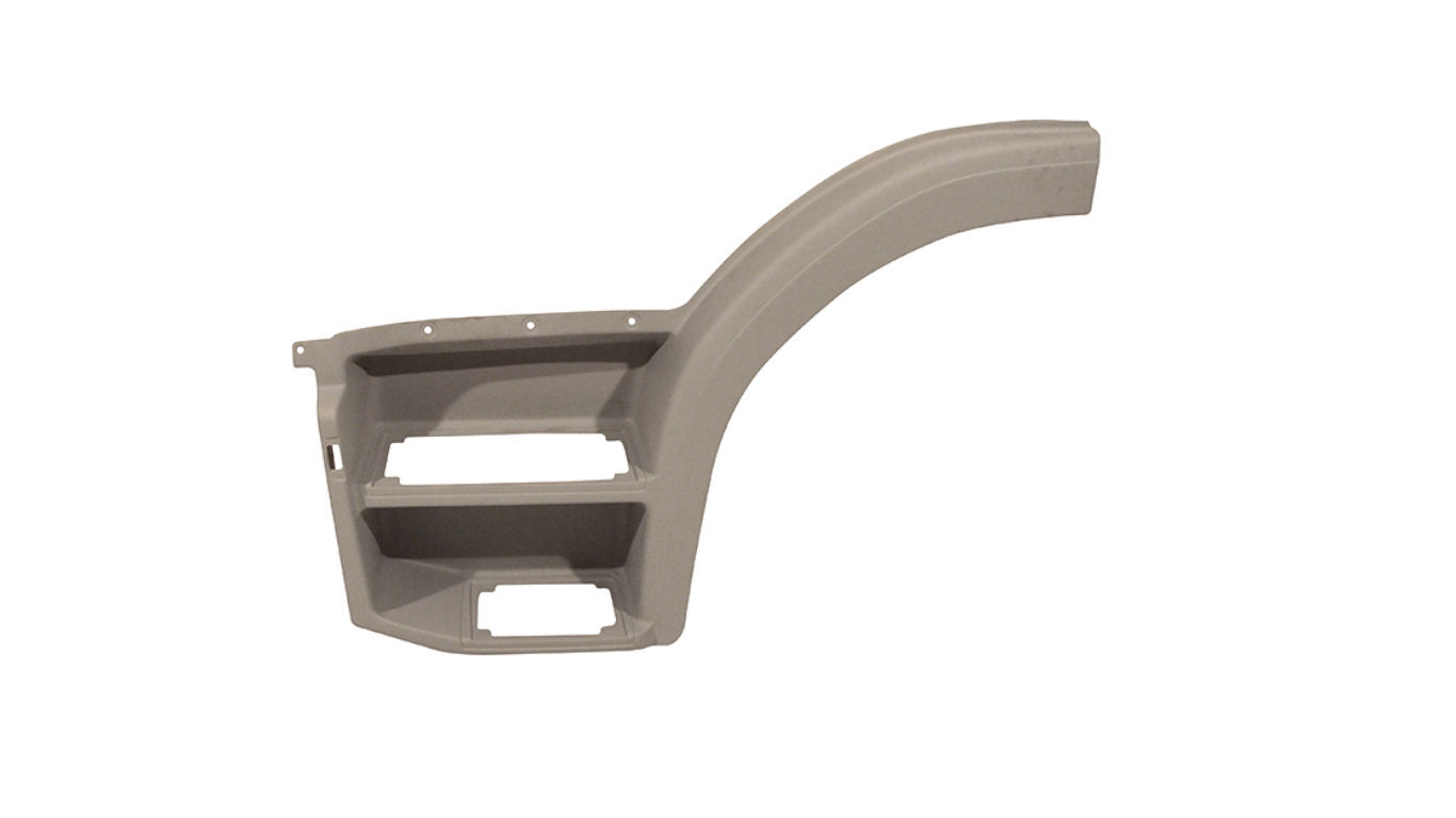 PARALAMA ESTRIBO  MB MERCEDES BENZ ATEGO LADO ESQUERDO FIBRA (9586600401AA)