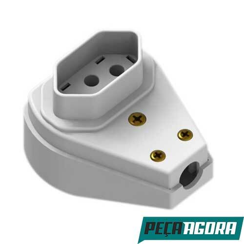 PINO FEMEA GIGANTE 2P+T 20A CINZA ILUMI 1449 EPL C/ 10 (18299CC)