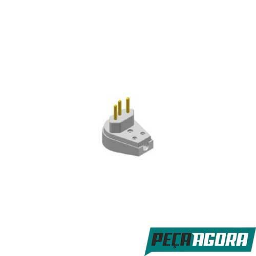 PINO MACHO GIGANTE 2P+T 10A CINZA ILUMI 1416 EPL C/ 10 (18297CC)