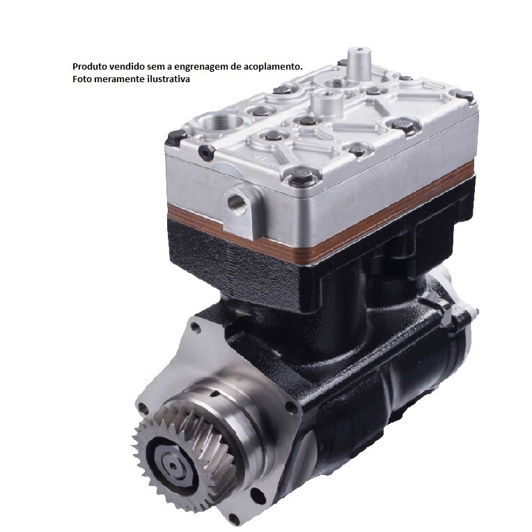 COMPRESSOR AR COM SISTEMA ESS 720CC MB CAMINHAO 2018 DIANTE MOTOR OM457 ATRON 16