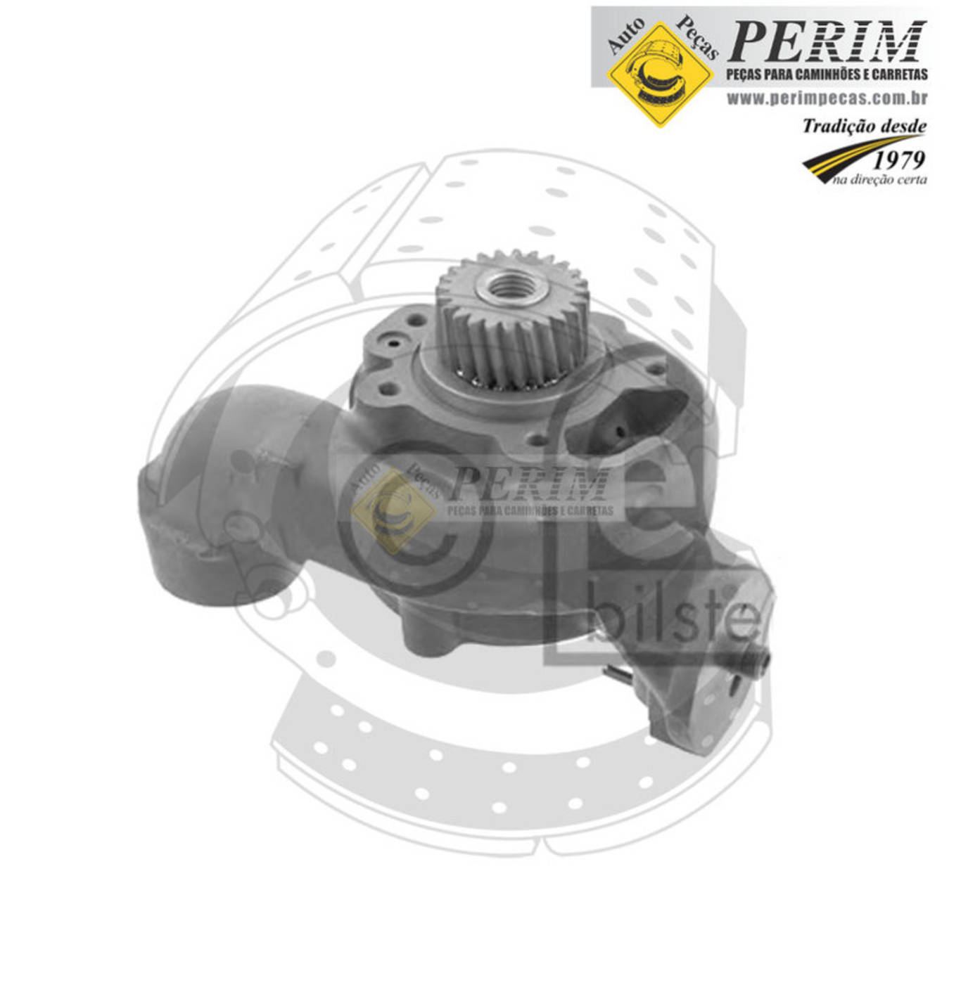 BOMBA AGUA VEICULOS SEM RETARDER VOLVO FH12 FL10 FL12 NH12 MOTORES D12A (8149941