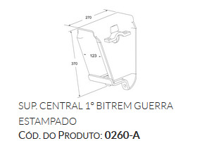 SUPORTE CENTRAL CARRETA, BITREM, GUERRA MODERNO, SUSPENSAO NAKATA, BUCHA NAKATA,