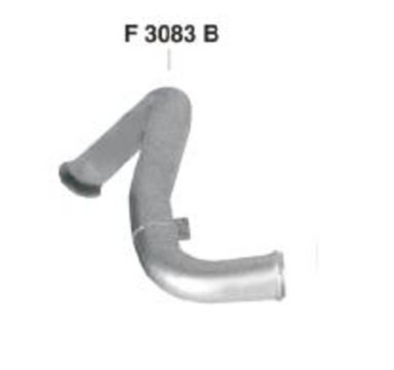 TUBO DIANTEIRO ESCAPAMENTO MB 1938S 1944S 2004 DIANTE (6934900619-F3083B)