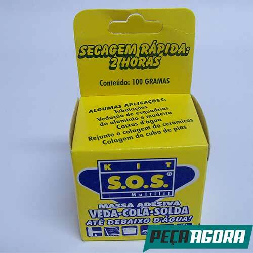 S.O.S. EPOXI RAPIDO 50GR CAIXA C/ 12 (17943CC)