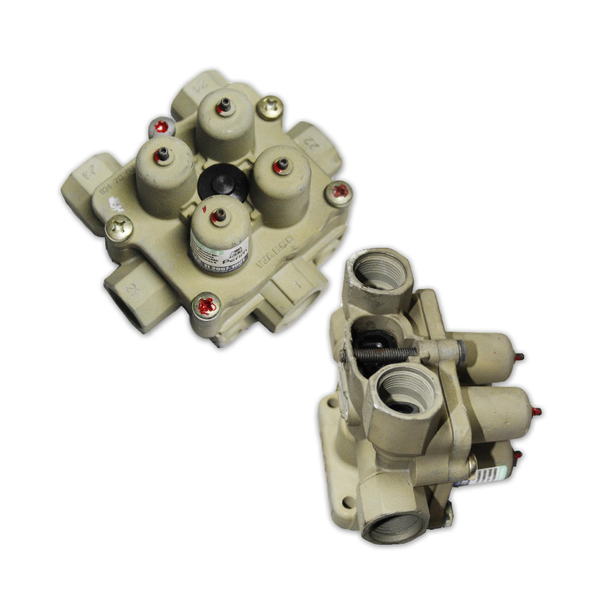 AEROFOLIO IVECO CEGONHEIRO HI-WAY (4 PARTES) PLASTICO BRANCO (461907)