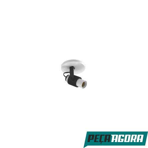 SPOT STARTEC COM ALETA PARA 01 LAMP.PRETO (10499CC)