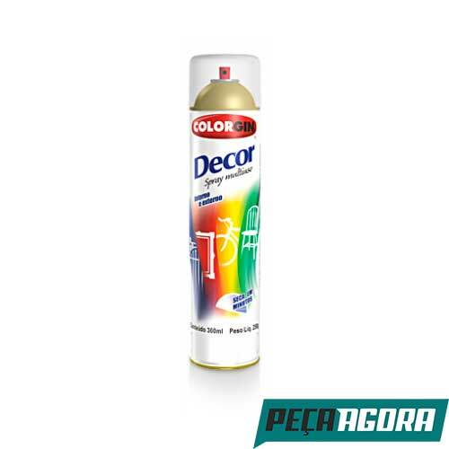 SPRAY VERNIZ USO GERAL DECOR COLORGIN 8791 CAIXA C/ 6 (6130CC)
