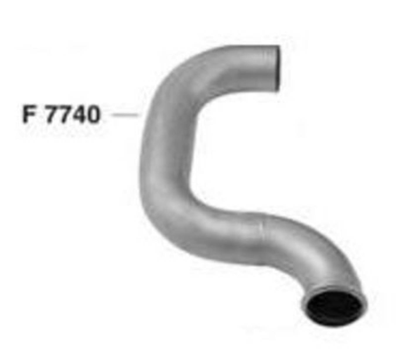 TUBO SAIDA CATALISADOR VOLVO (1628052.)