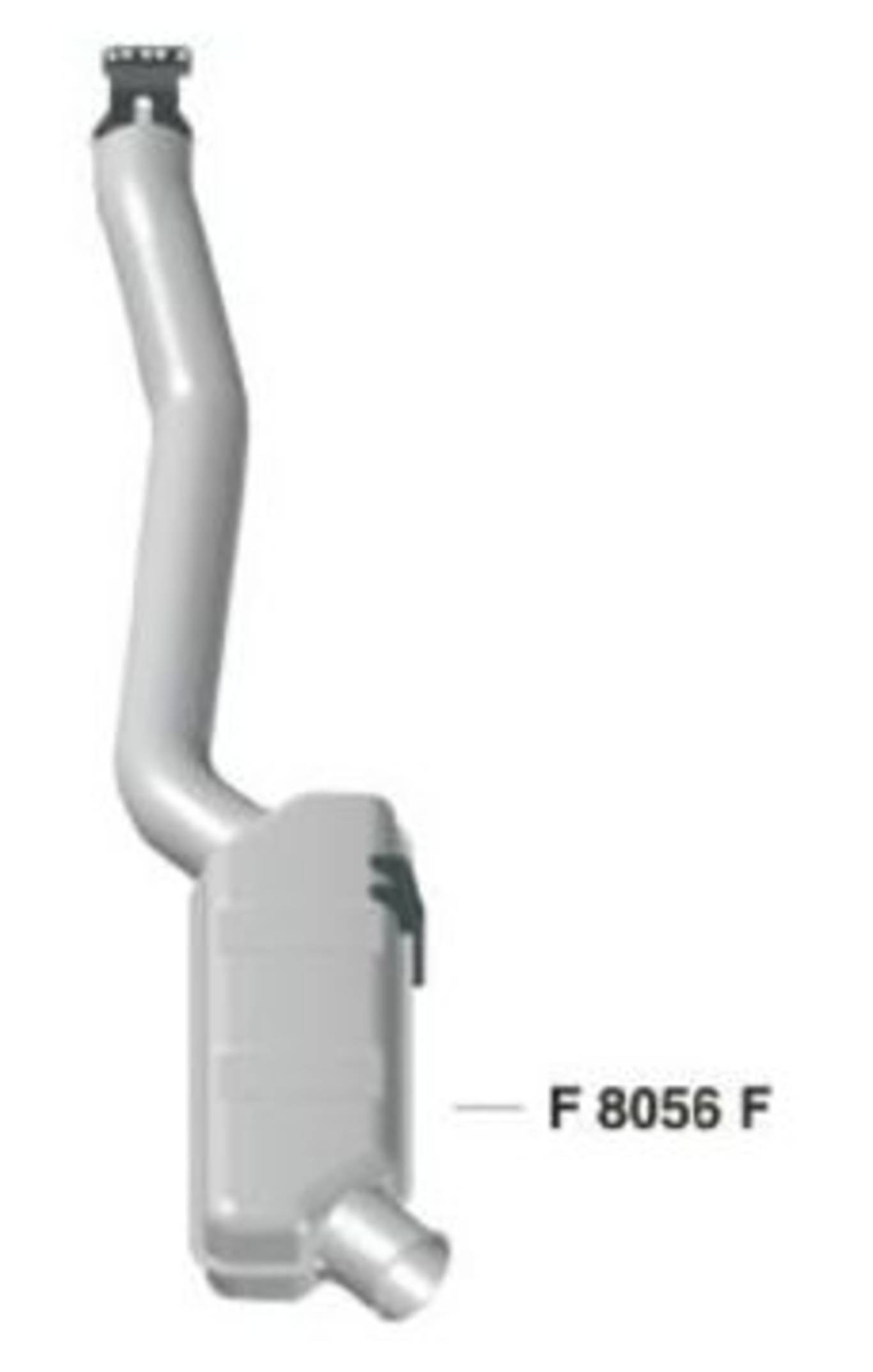 TUBO ESCAPAMENTO SILENCIOSO PARA SCANIA SERIE 4 P94 T114 T124 (1862540,)