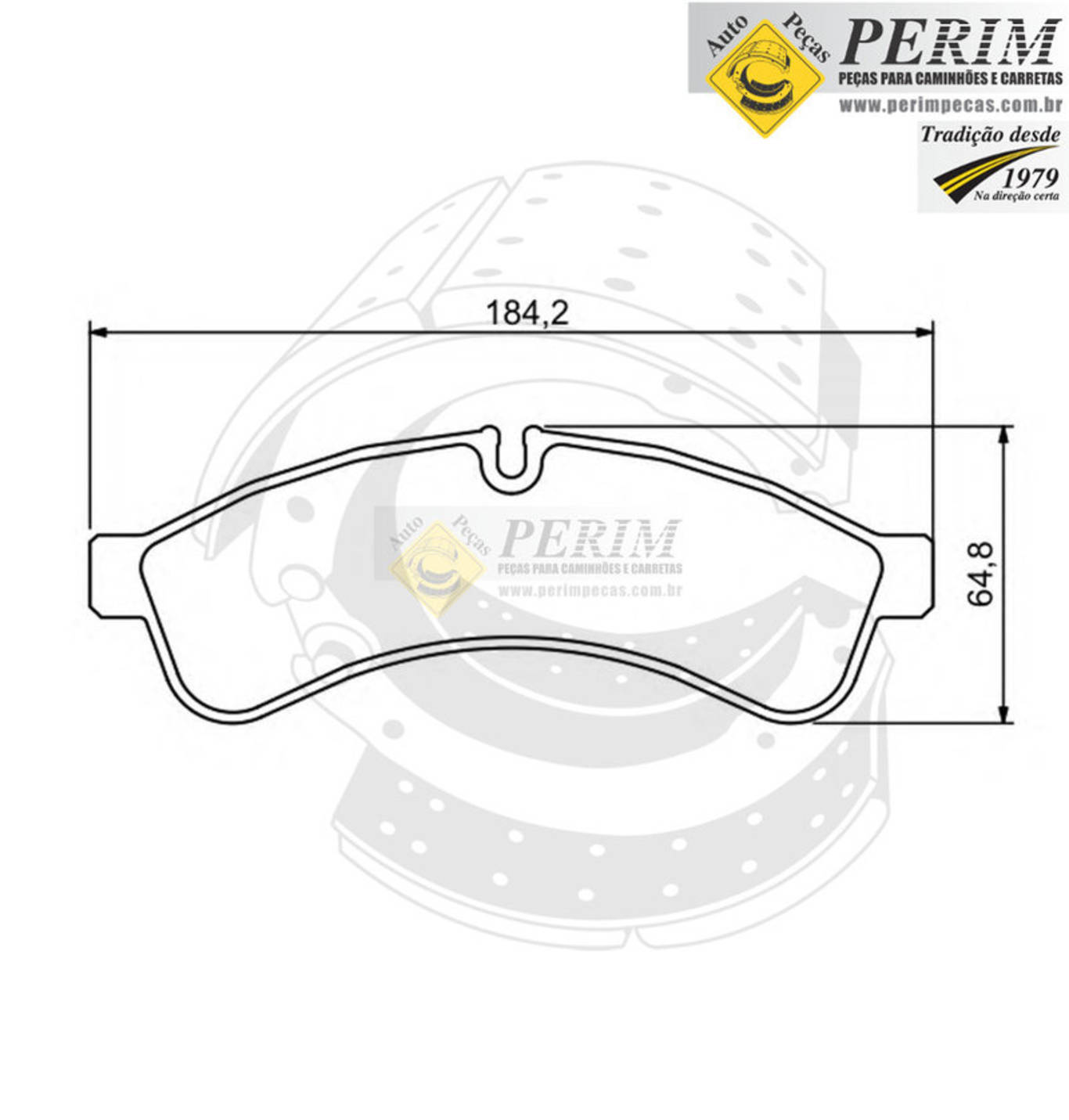 PASTILHA FREIO TRASEIRO PARA IVECO UTILITARIO DAILY 60C18 / 65C15 / 70C16 / 70C1