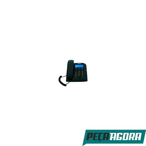 TELEFONE DE MESA COM IDENTIFICADOR PRETO INTELBRAS (23237CC)