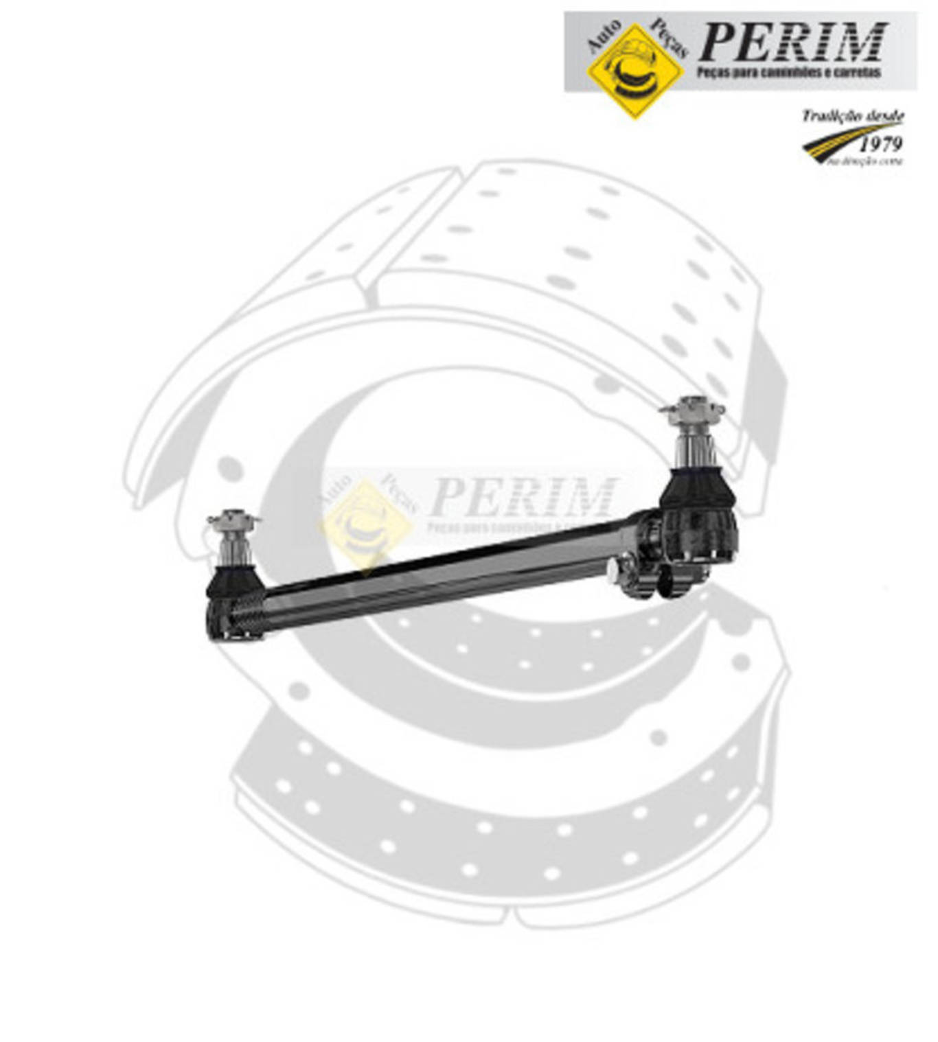 BARRA DIRECAO CURTA 895MM (N5242) MBB AXOR 1933 2035 2040 2044 2535 2540 2640 26