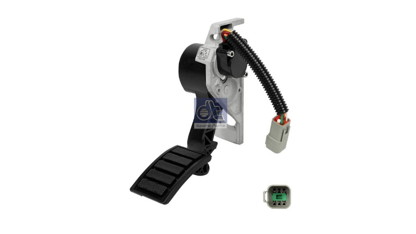 PEDAL ACELERADOR VOLVO FH12 FM12 ELETRONICO COM CHICOTE RETANGULAR 5 PINOS (2071