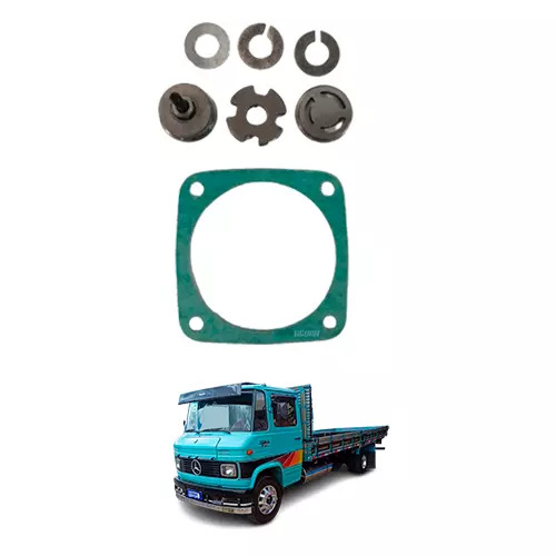 REPARO CABECOTE COMPRESSOR AR 94MM MB 708 709 710 712 909 912 914 LS1113 1414 20