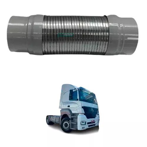 FLEXIVEL ADAPTADOR TUBO SAIDA INOX MB EURO 3 2035 / 2040 / 2044 / 2540 / 2544 / 
