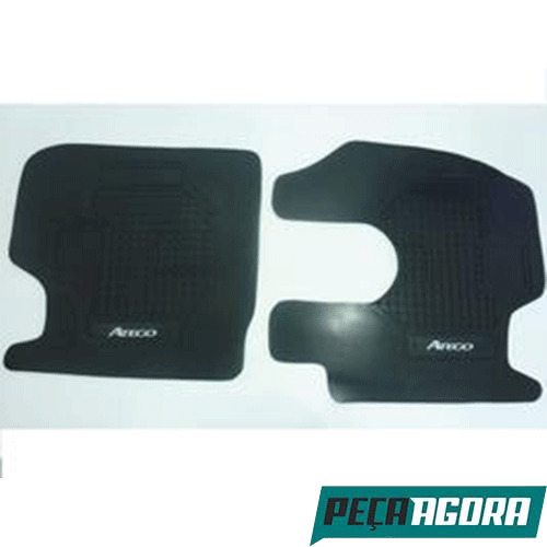 JOGO TAPETE CABINE PRETO MB   ATEGO TODOS (9586800003)