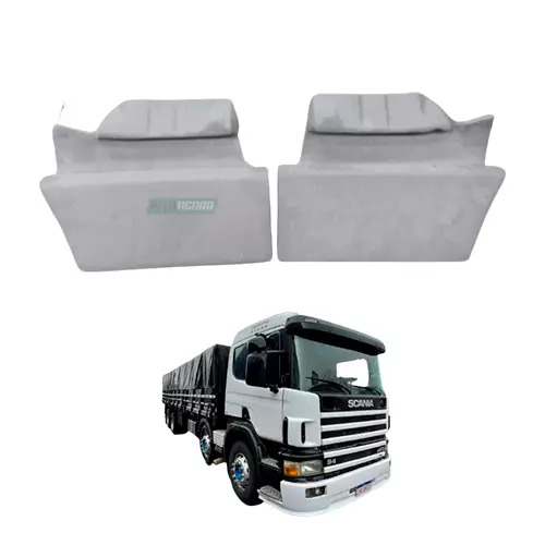 PAR TAPA ESTRIBO PEGA CHINELO SCANIA P94 P114 P124 FRONTAL - FIBRA (K.Q1628-AS12