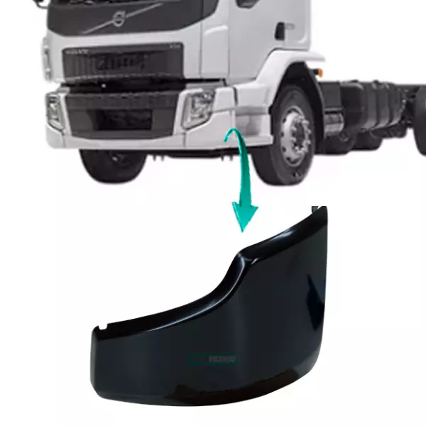 PONTEIRA PARACHOQUE METAL LADO ESQUERDO VOLVO VM 270 2020...  (84720458-31047)