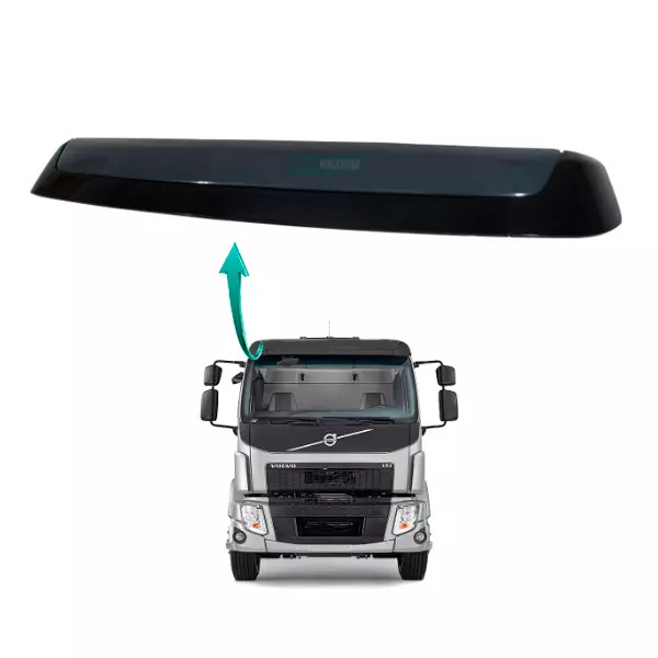 QUEBRA SOL VOLVO VM 270 2006 A 2020 - ACRILICO COM SUPORTE (31098)