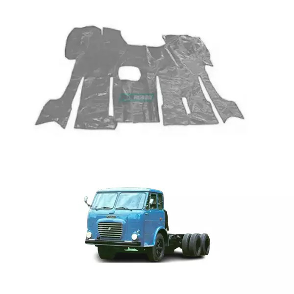 TAPETE VINIL CINZA CAMINHAO FIAT 180 210 (PUES502C)