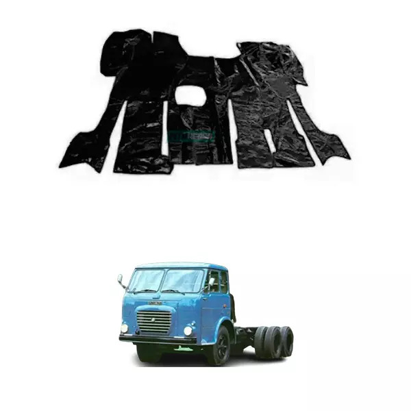 TAPETE VINIL PRETO CAMINHAO FIAT 180 210 (PUES502P)