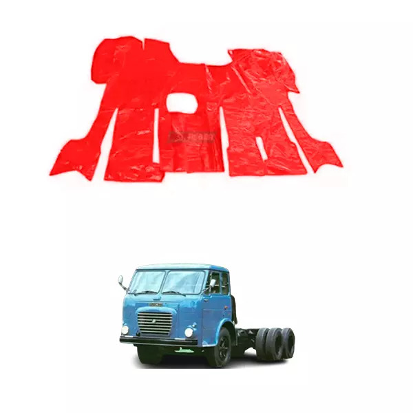 TAPETE VINIL VERMELHO CAMINHAO FIAT 180 210 (PUES502V)