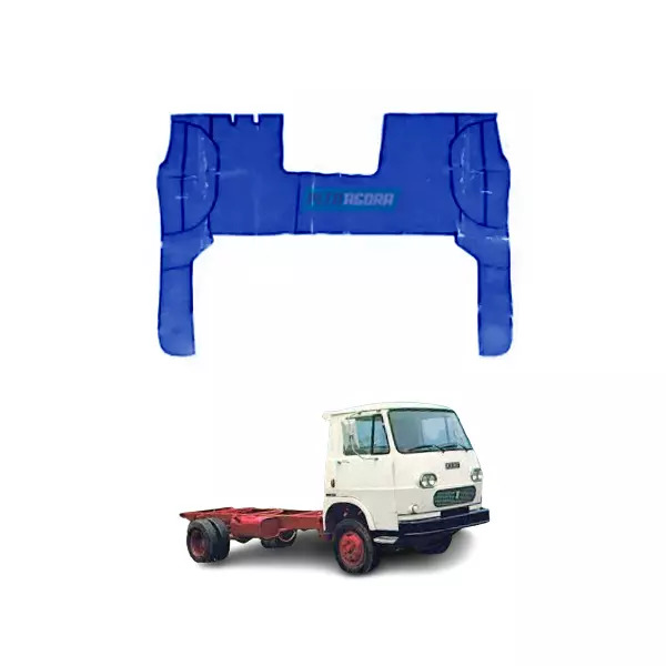 TAPETE VINIL AZUL CAMINHAO FIAT 70 (PUES503A)
