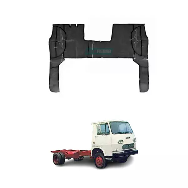 TAPETE VINIL PRETO CAMINHAO FIAT 70 (PUES503P)