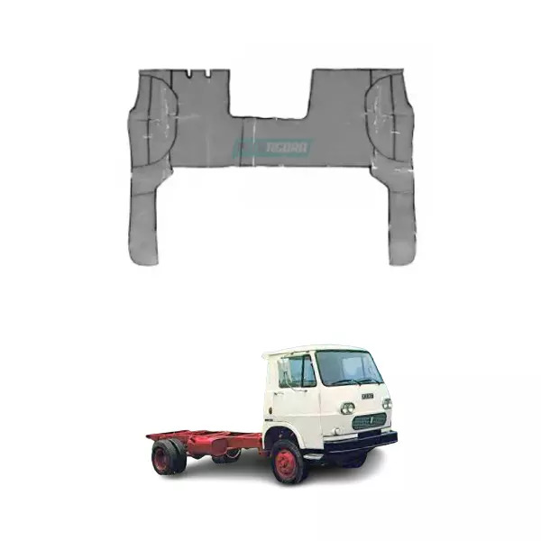 TAPETE VINIL CINZA CAMINHAO FIAT 70 (PUES503C)