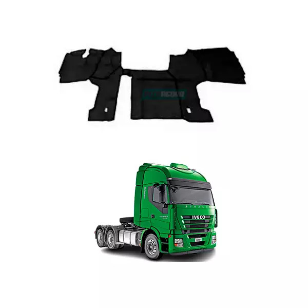 TAPETE VINIL PRETO COM CAPO COM CORTE PARA GELADEIRA AUTOMATICO PARA CAMINHAO FI