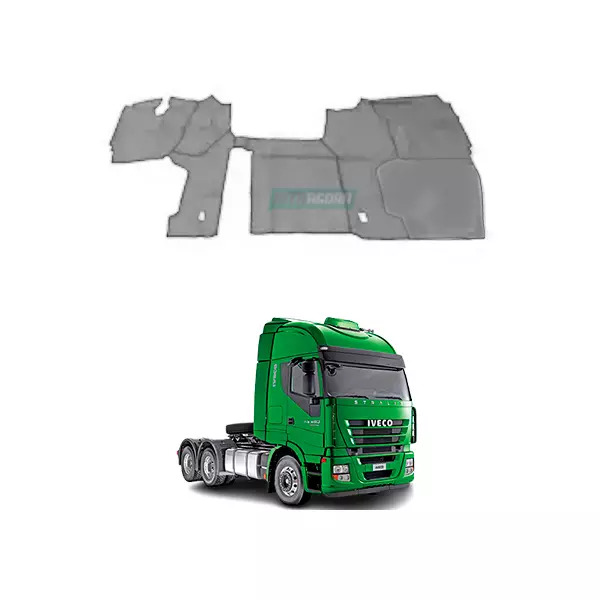 TAPETE VINIL CINZA COM CAPO SEM CORTE PARA GELADEIRA AUTOMATICO PARA CAMINHAO FI