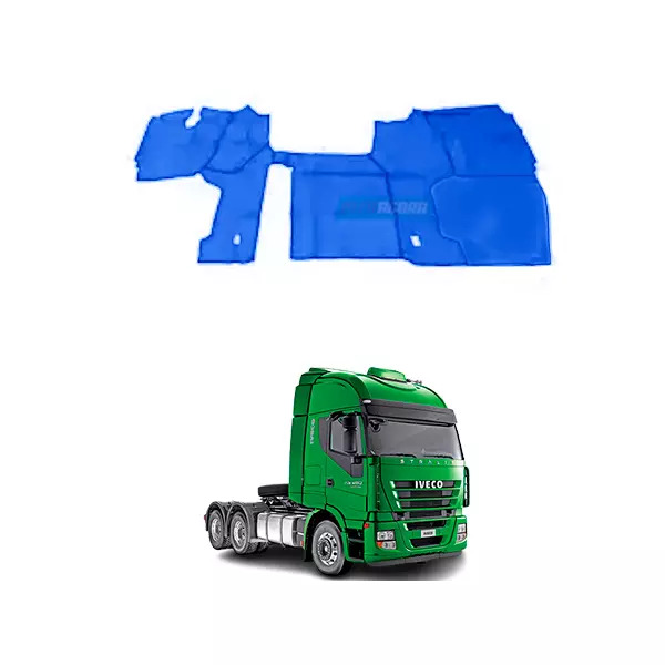 TAPETE VINIL AZUL COM CAPO SEM CORTE PARA GELADEIRA AUTOMATICO PARA CAMINHAO FIA