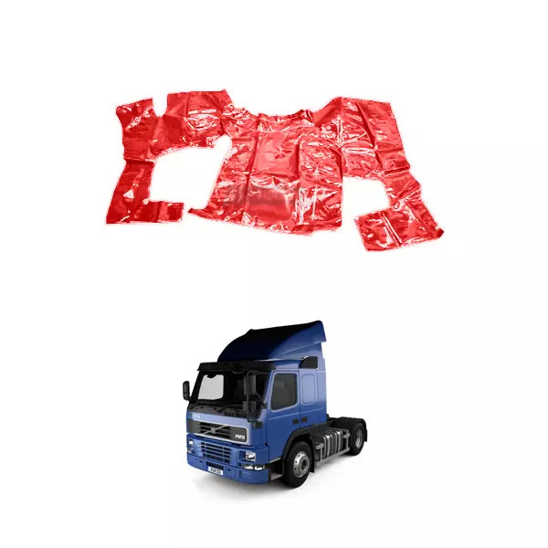 TAPETE VINIL VERMELHO COM CAPO CORTE PARA GELADEIRA SEM CORTE DO BANCO CARONA VO