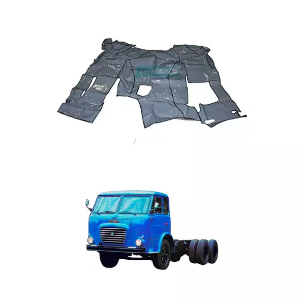 TAPETE VINIL CINZA CAMINHAO ALFA ROMEO 180 210 (PUES650C)