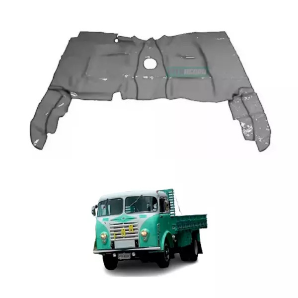 TAPETE VINIL CINZA CAMINHAO ALFA ROMEO D 1100 (PUES651C)