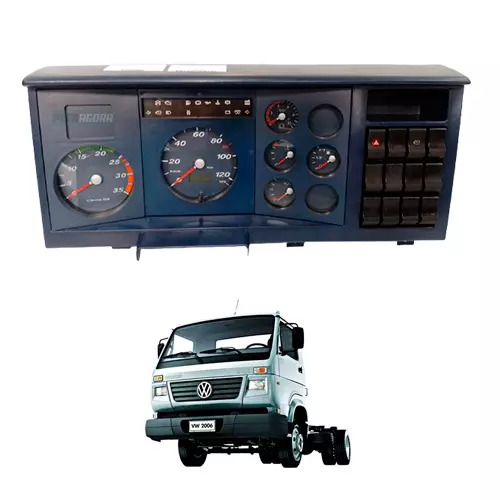 PAINEL INSTRUMENTO AZUL 24V COMPLETO RECON VW 8120OD 9150OD 8150OD 8150EOD 9150E