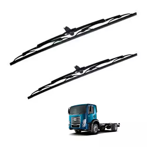 JOGO PALHETA LIMPADOR PARABRISA 24 23 POL 60 58 CM GANCHO VW CONSTELLATION ROBUS