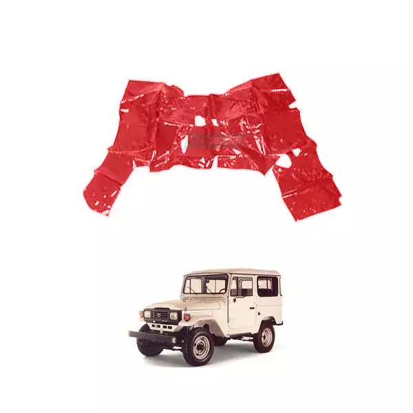 TAPETE VINIL TRASEIRO VERMELHO TOYOTA PERUA (PUES659V)