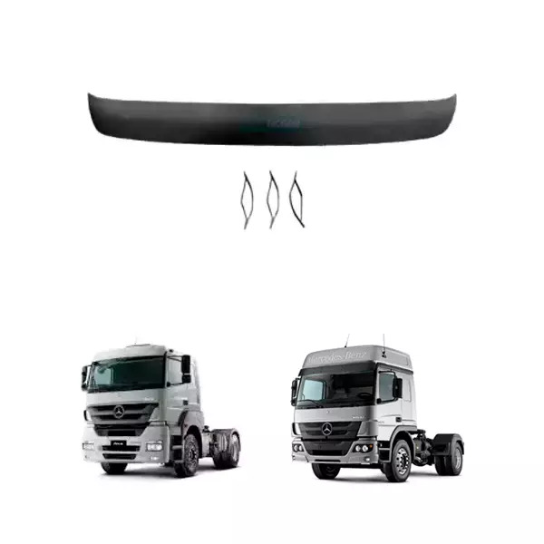 TAPA SOL MB AXOR ATEGO ATE 2011 - FIBRA COM SUPORTE - PRETO (9738110610-Q230PT)