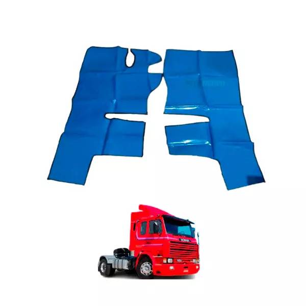 TAPETE DE VINIL AZUL PARA SCANIA 113 ANO 1992 (PUES401A)