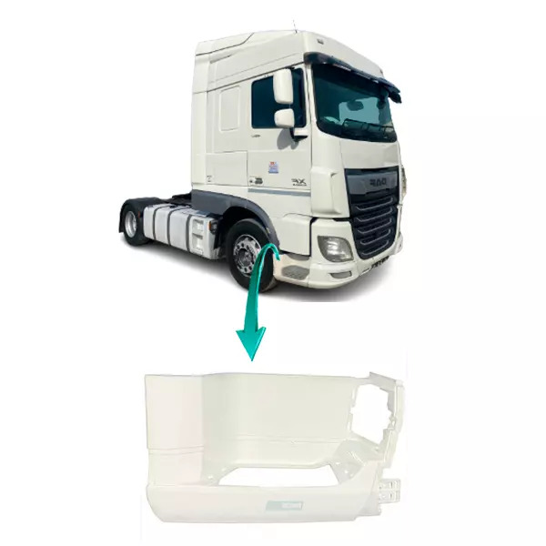 ESTRIBO CABINE DIREITO PLASTICO DAF XF106 2021 (1798462-1952814-1948244-L60946)