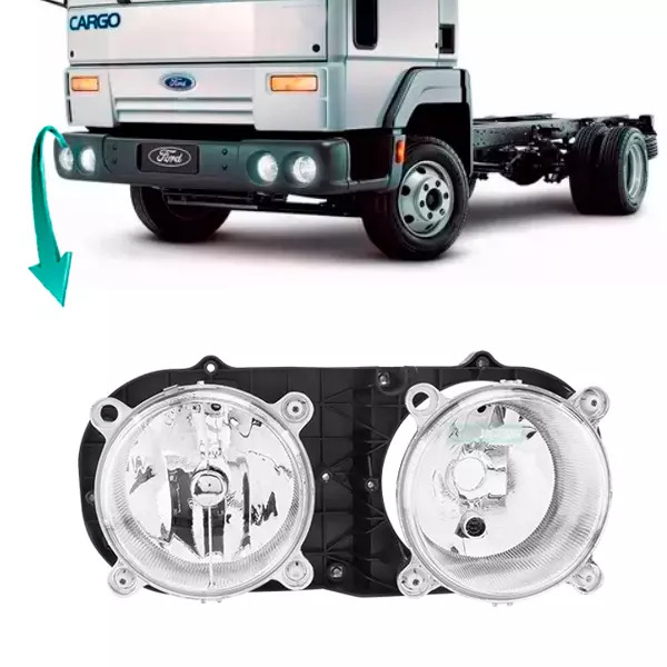 FAROL DIREITO FORD CARGO 712 815 816 2425 2622 2626 2632 2831 6332 2000 A 2006 D