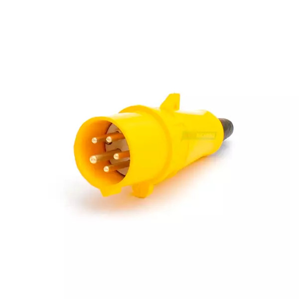 PLUGUE 16A 3P+N+T 110/130V 4H AMARELO - IP44 (5074.)