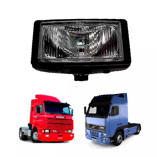 FAROL AUXILIAR MILHA VOLVO FH FM - 1994 A 2003 E SCANIA 113 143 CARA CHATA (1062