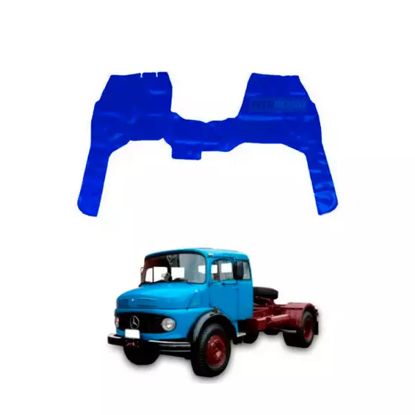 TAPETE VINIL AZUL MB 1924 1929 COM BANCO CARONA (PUES809A)