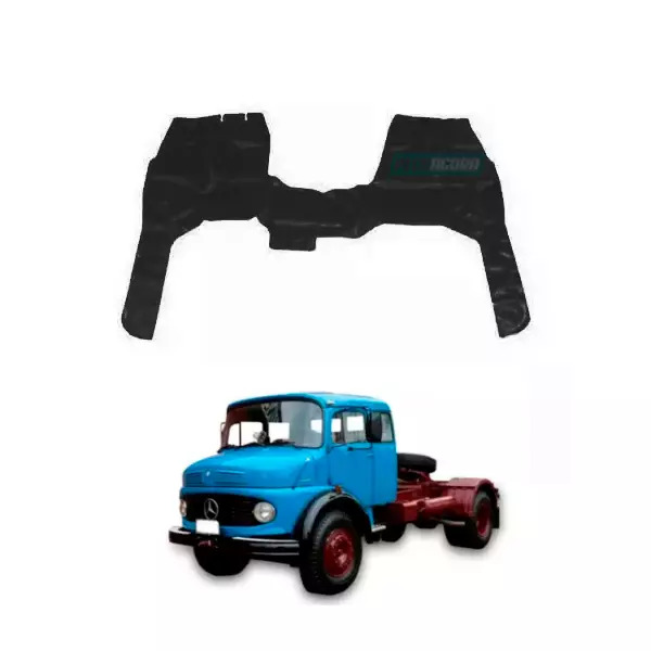 TAPETE VINIL PRETO MB 1924 1929 COM BANCO CARONA (PUES809P)